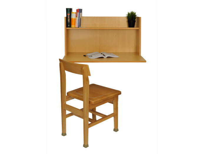 میز تحریر دیواری کتابخانه ای